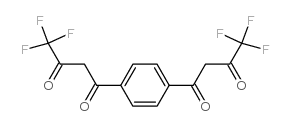 1,4-BIS(4,4,4-TRIFLUORO-2-4-DIOXOBUTYL)BENZENE结构式