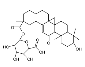 glycyrrhetyl 30-monoglucuronide结构式