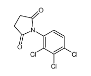 1-(2,3,4-trichlorophenyl)pyrrolidine-2,5-dione Structure