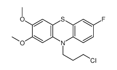 10-(3-chloropropyl)-7-fluoro-2,3-dimethoxyphenothiazine Structure