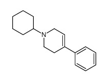 1-cyclohexyl-4-phenyl-3,6-dihydro-2H-pyridine Structure