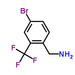 4-Bromo-2-trifluoromethyl-benzylamine结构式