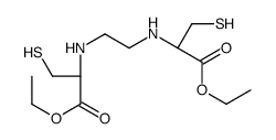 ethyl (2R)-2-[2-[[(2R)-1-ethoxy-1-oxo-3-sulfanylpropan-2-yl]amino]ethylamino]-3-sulfanylpropanoate Structure