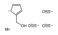 carbon monoxide,cyclopenta-2,4-dien-1-ylmethanol,manganese结构式