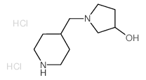 1-(4-Piperidinylmethyl)-3-pyrrolidinol dihydrochloride Structure