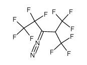 hexafluoroisopropylpentafluoroethyl-diazomethane Structure