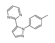 2-(1 -甲苯基-1H -5-吡唑基)嘧啶结构式