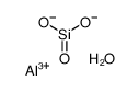 ALUMINUM SILICATE, MONOHYDRATE Structure