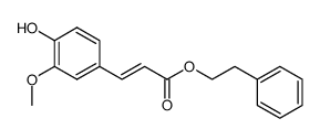 β-phenethyl ferulate Structure