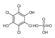 sulfuric acid,2,3,5,6-tetrachlorobenzene-1,4-diol结构式