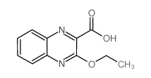 2-Quinoxalinecarboxylicacid,3-ethoxy-(9CI) Structure