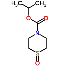 Isopropyl 4-thiomorpholinecarboxylate 1-oxide结构式