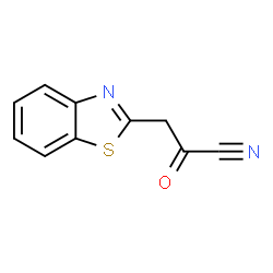 2-Benzothiazolepropanenitrile,alpha-oxo-(9CI) structure