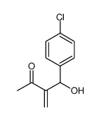 3-[(4-chlorophenyl)-hydroxymethyl]but-3-en-2-one结构式