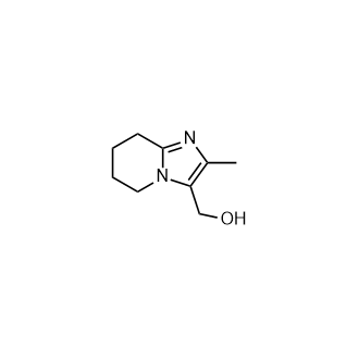 (2-Methyl-5,6,7,8-tetrahydroimidazo[1,2-a]pyridin-3-yl)methanol Structure