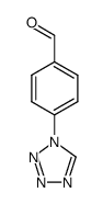 BENZALDEHYDE, 4-(1H-TETRAZOL-1-YL)- Structure