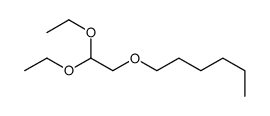 1-(2,2-diethoxyethoxy)hexane结构式