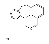 2-Methyl-1,7,8,12b-tetrahydrobenzo(6,7)cyclohepta(1,2,3-de)isoquinolinium chloride Structure