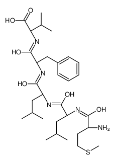 (2S)-2-[[(2S)-2-[[(2S)-2-[[(2S)-2-[[(2S)-2-amino-4-methylsulfanylbutanoyl]amino]-4-methylpentanoyl]amino]-4-methylpentanoyl]amino]-3-phenylpropanoyl]amino]-3-methylbutanoic acid结构式