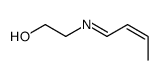 2-(but-2-enylideneamino)ethanol结构式