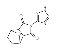 2-(1H-1,2,4-triazol-5-yl)-3a,4,5,6,7,7a-hexahydro-octahydro-1H-4,7-epoxyisoindole-1,3-dione Structure