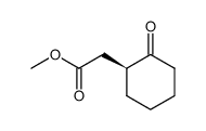 methyl (S)-(-)-(2-oxocycloxehyl)acetate结构式