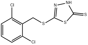 1,3,4-Thiadiazole-2(3H)-thione, 5-[[(2,6-dichlorophenyl)methyl]thio]- picture