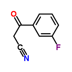 3-(3-Fluorphenyl)-3-oxopropanonitril Structure