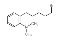 Benzenamine,2-(5-bromopentyl)-N,N-dimethyl-结构式