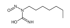 1-heptyl-1-nitrosourea Structure