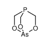 3,5,8-trioxa-1-phospha-4-arsabicyclo[2.2.2]octane结构式