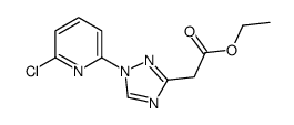 ethyl 2-(1-(6-chloropyridin-2-yl)-1H-1,2,4-triazol-3-yl)acetate Structure