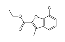 7-CHLORO-3-METHYL-BENZOFURAN-2-CARBOXYLIC ACID ETHYL ESTER picture