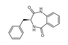 3-BENZYL-3,4-DIHYDRO-1H-1,4-BENZODIAZEPINE-2,5-DIONE Structure