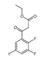 ethyl 3-(2,3-difluoro-5-iodophenyl)-3-oxopropanoate Structure