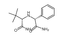 2-[1-(S)-aminocarbonyl-(2,2-dimethyl-propyl)-amino]-2-(R)-phenyl-acetamide Structure