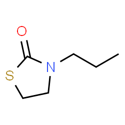 2-Thiazolidinone,3-propyl-(9CI) Structure