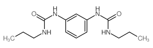 1-propyl-3-[3-(propylcarbamoylamino)phenyl]urea structure