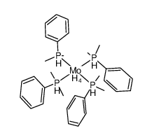 [Mo(dimethylphenylphosphine)4H4] Structure