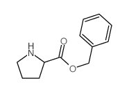 L-Proline, phenylmethylester Structure