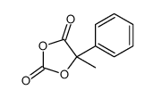 5-methyl-5-phenyl-1,3-dioxolane-2,4-dione Structure