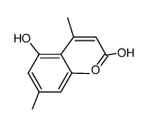 3-(6-hydroxy-2.4-dimethyl-phenyl)-trans-crotonic acid结构式