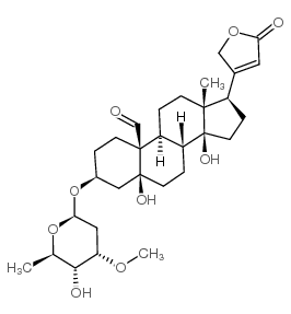 毒毛旋花苷K结构式