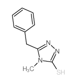 5-BENZYL-4-METHYL-4H-1,2,4-TRIAZOLE-3-THIOL Structure