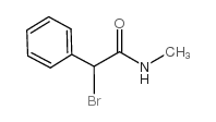 alpha-溴-N-甲基-2-苯乙酰胺结构式