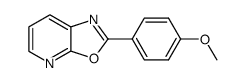 2-(4-methoxy-phenyl)oxazolo<5,4-b>pyridine结构式