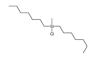 chloro-diheptyl-methylsilane Structure