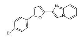 2-[5-(4-bromophenyl)furan-2-yl]imidazo[1,2-a]pyridine Structure