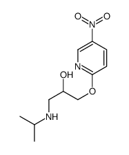 1-(5-nitropyridin-2-yl)oxy-3-(propan-2-ylamino)propan-2-ol Structure