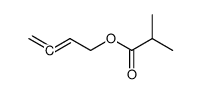 4-isobutyryloxy-buta-1,2-diene结构式